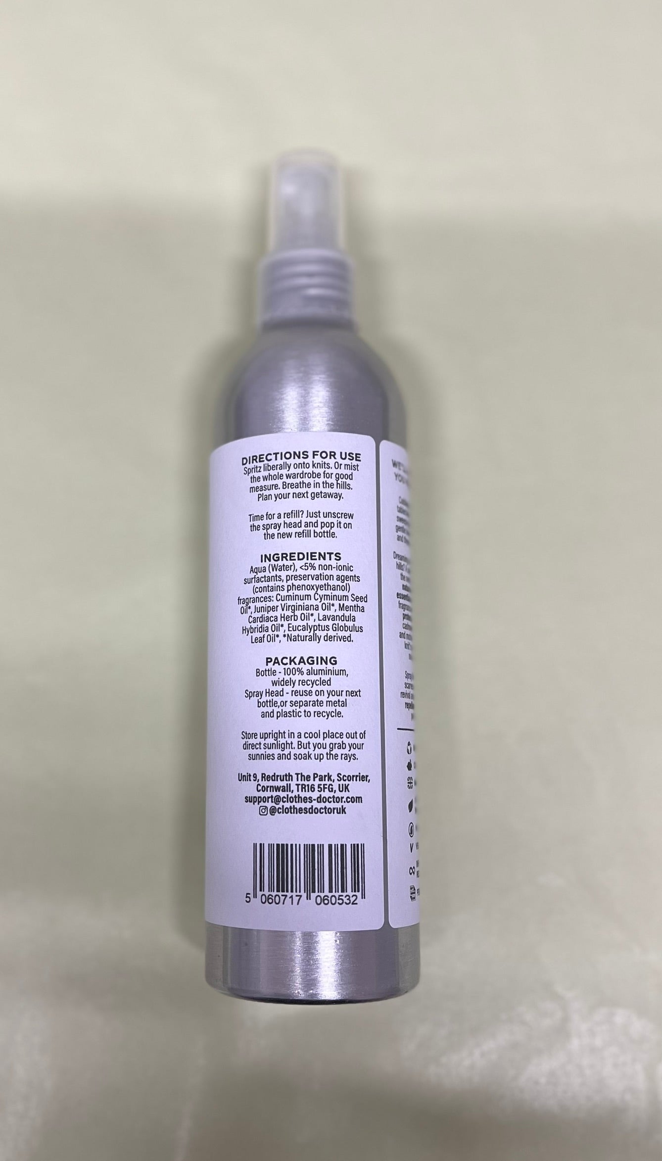 Clothes Doctor Knitwear Mist - Lavender and Thyme