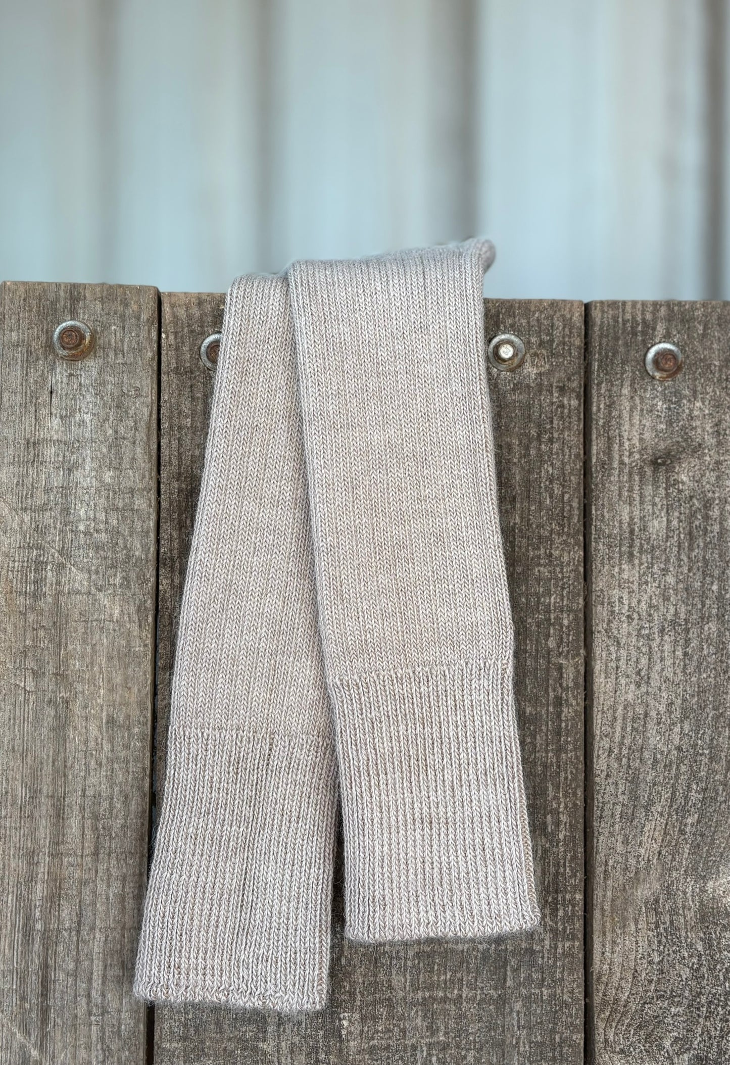Alpaca Three Quarter Socks