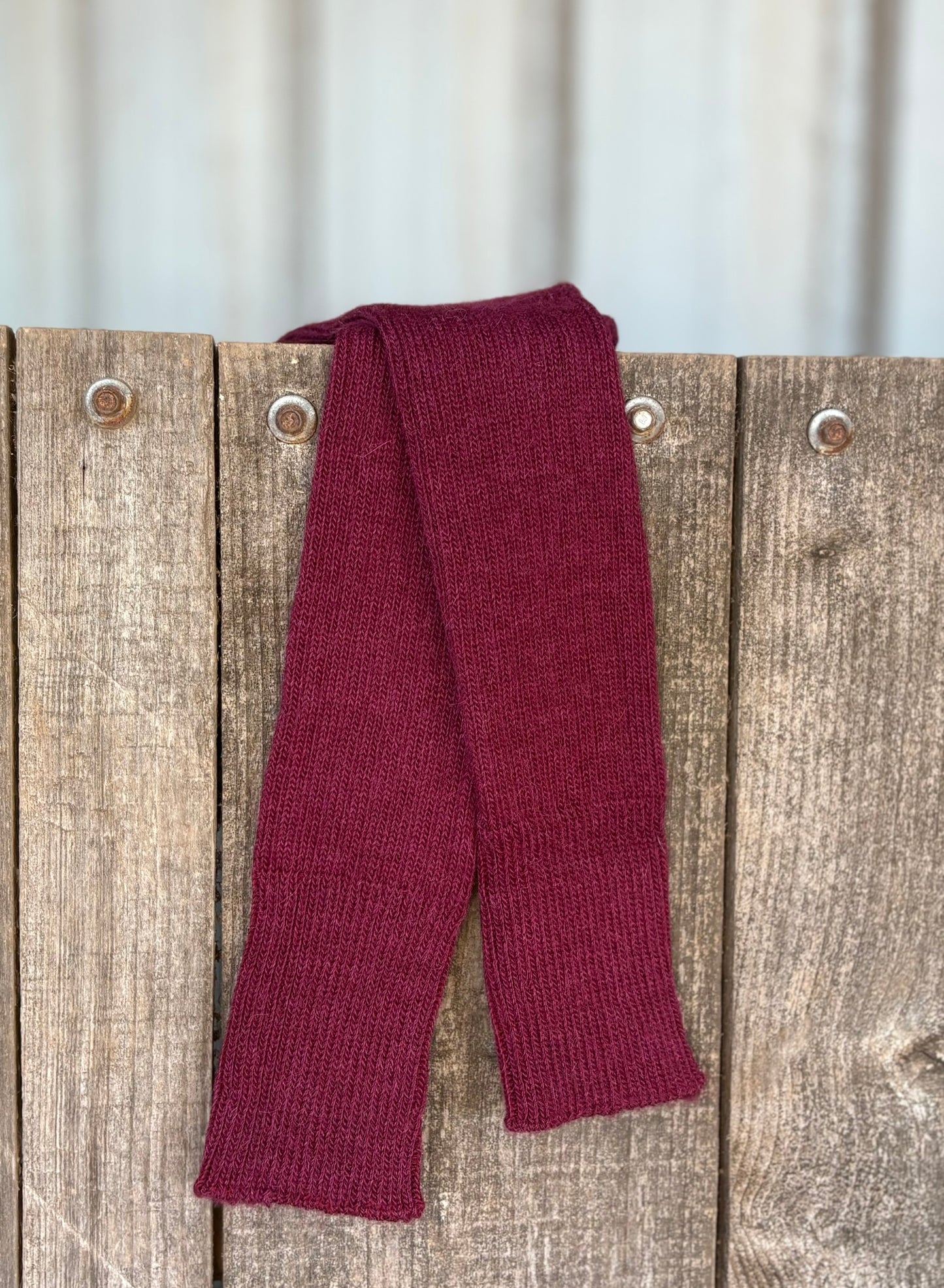 Alpaca Three Quarter Socks