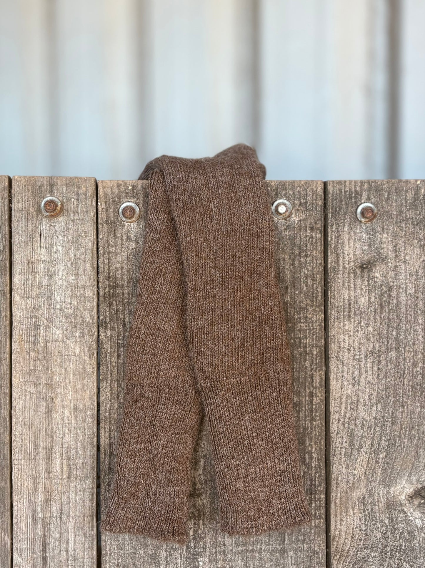 Alpaca Three Quarter Socks