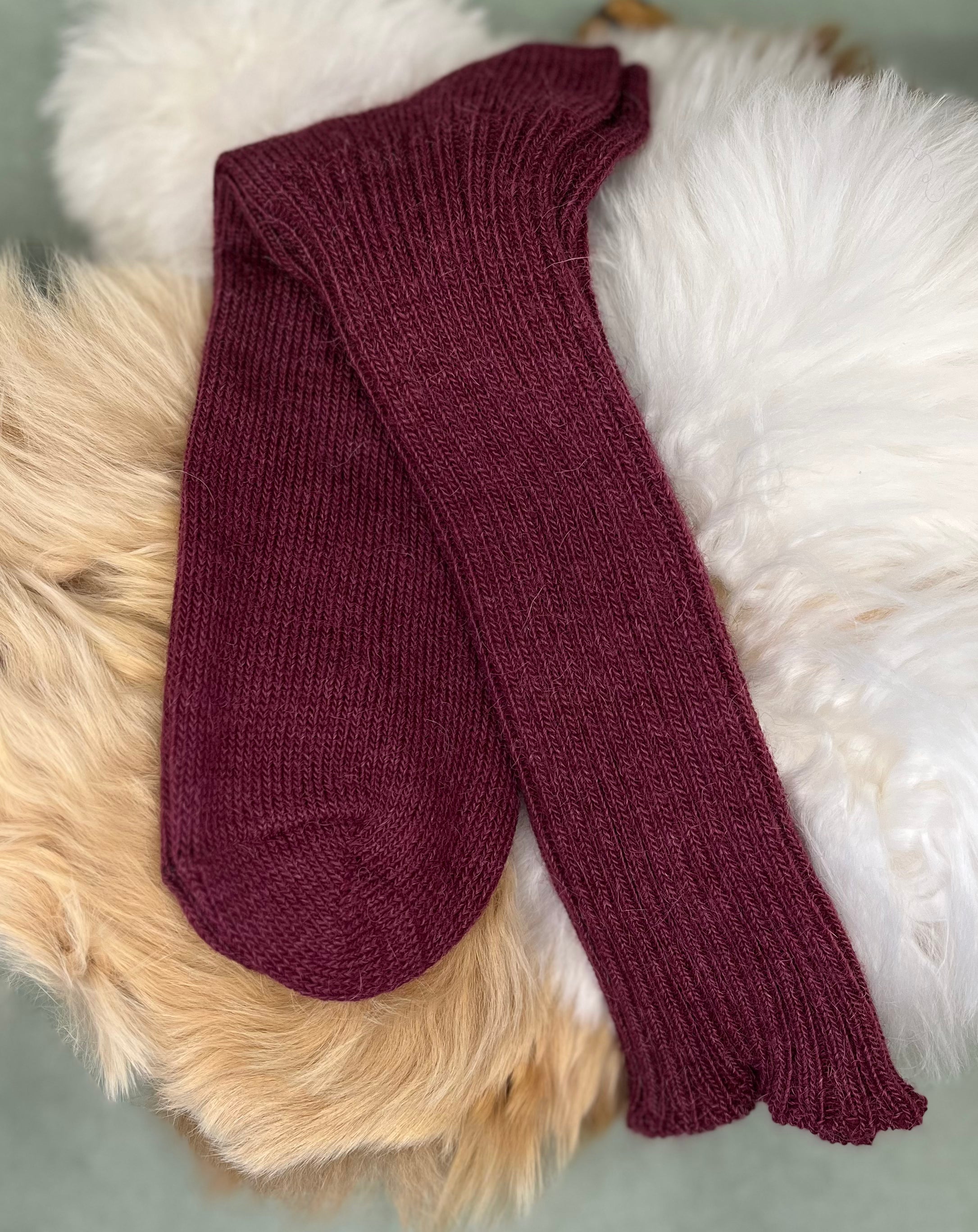 Alpaca Soft Topped Everyday Socks