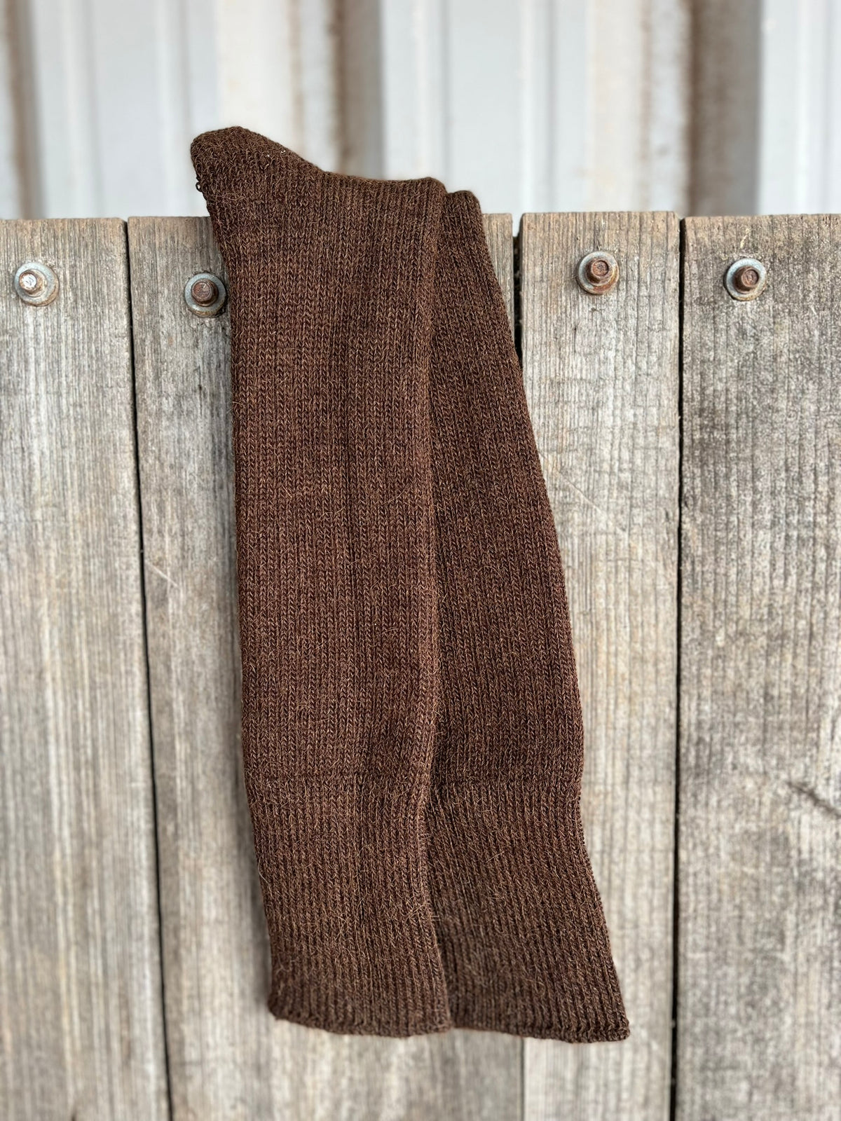 Alpaca Three Quarter Socks