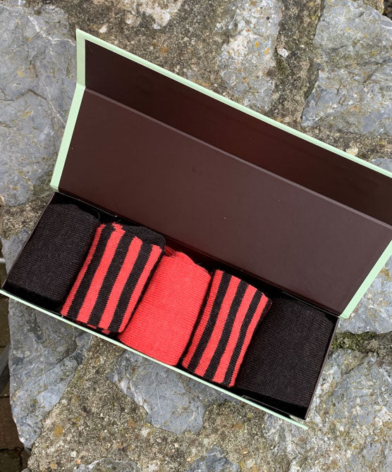 Gift box of alpaca socks