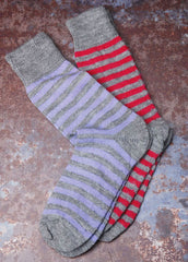 Alpaca Striped Everyday Socks
