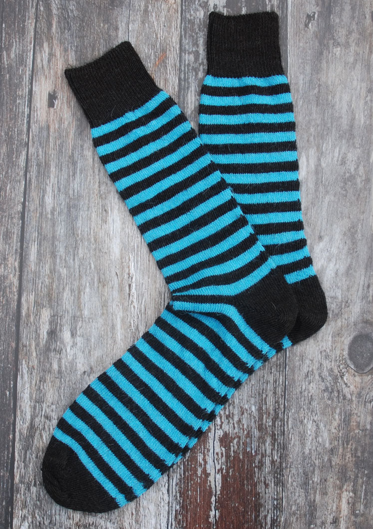 Alpaca Striped Everyday Socks