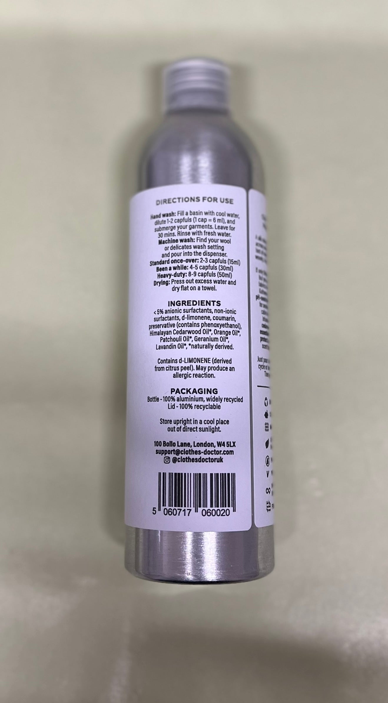 Clothes Doctor - Liquid Detergent for Alpaca 250ml