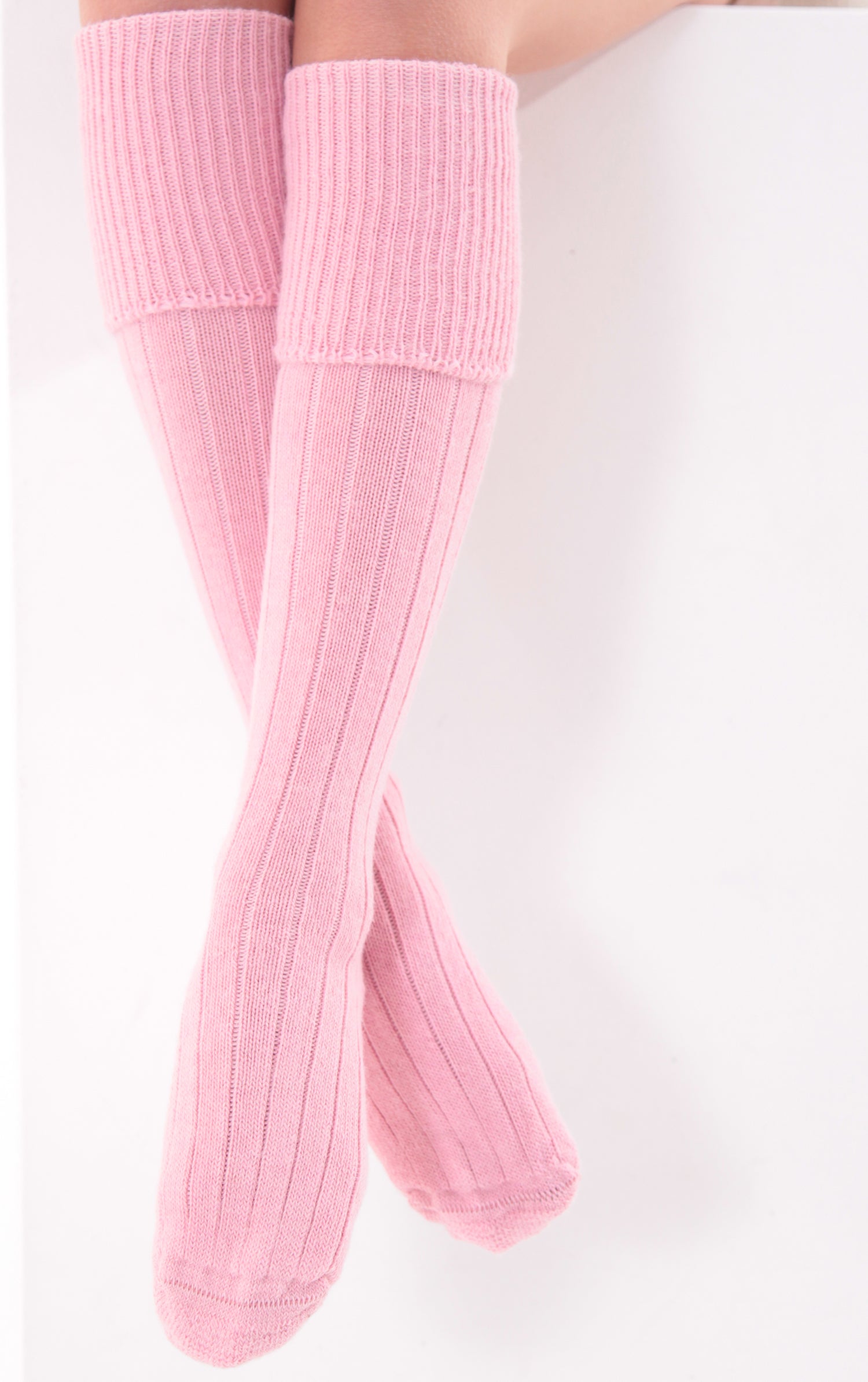 pale pink country sock
