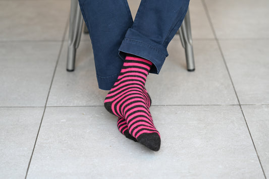 Alpaca Striped Everyday Socks