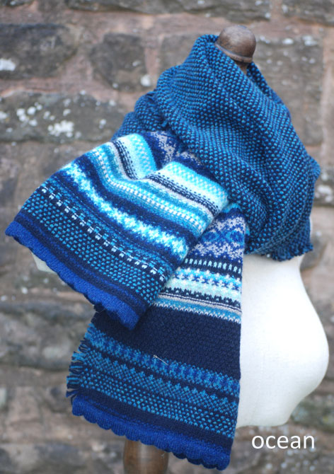 Alpine Scarf Ocean