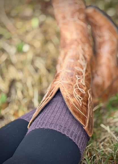 Alpaca Three Quarter Socks