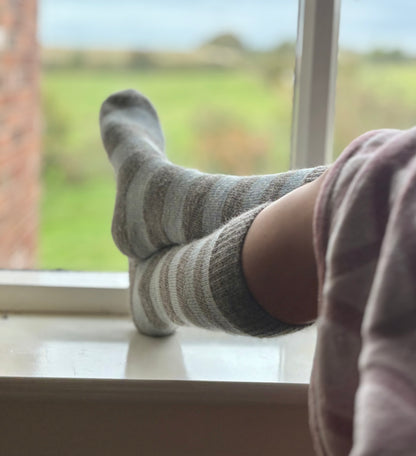 Long Alpaca Lounge Socks
