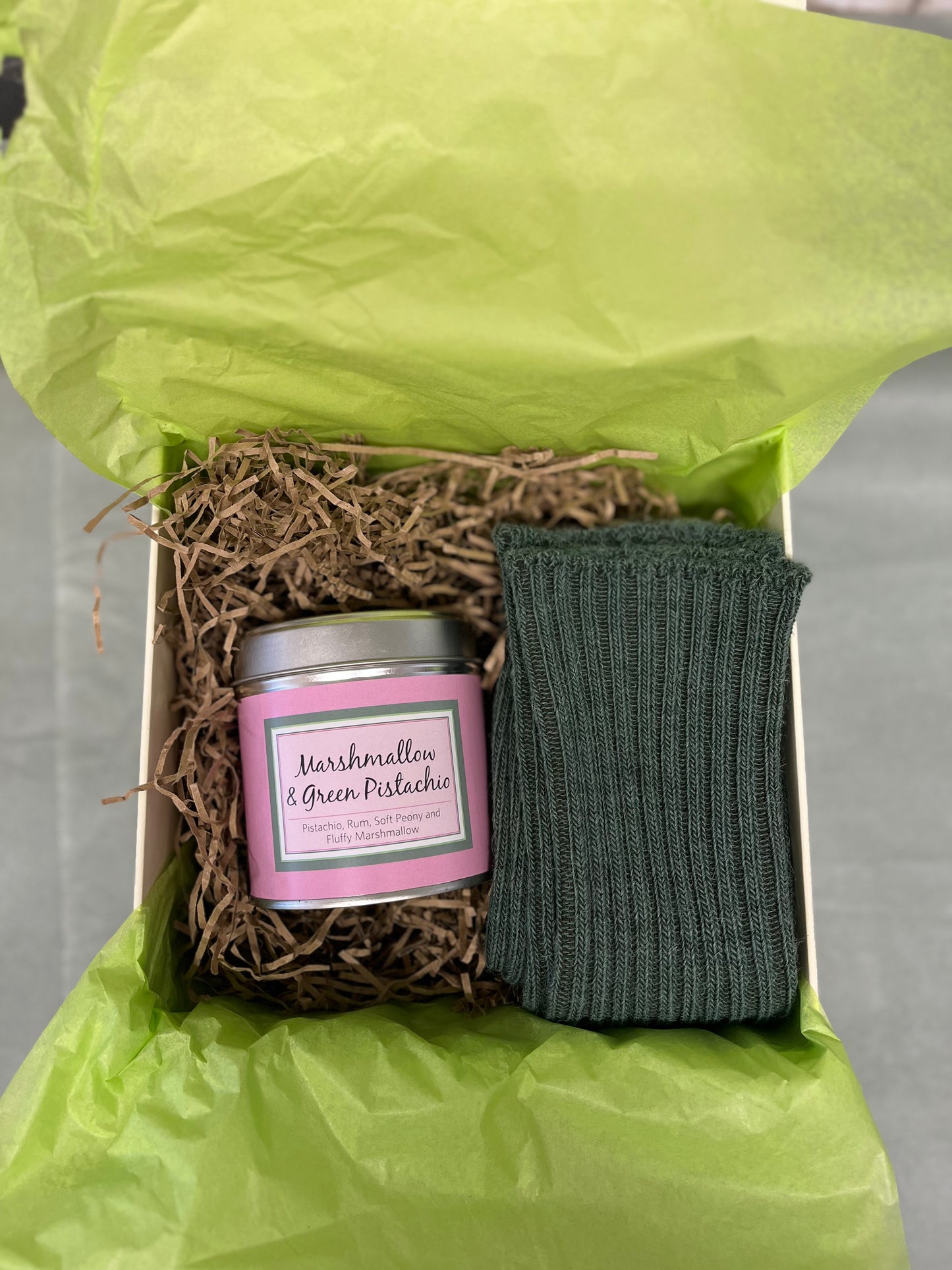 The Pistachio Box - Soft Topped Everyday Sock