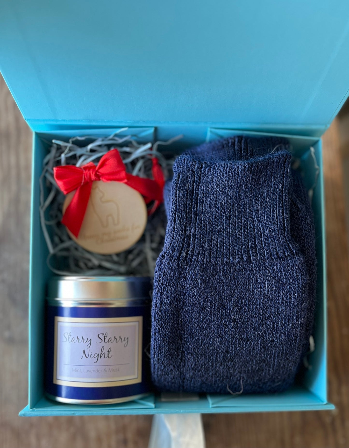 The Blue Box - Walking Sock
