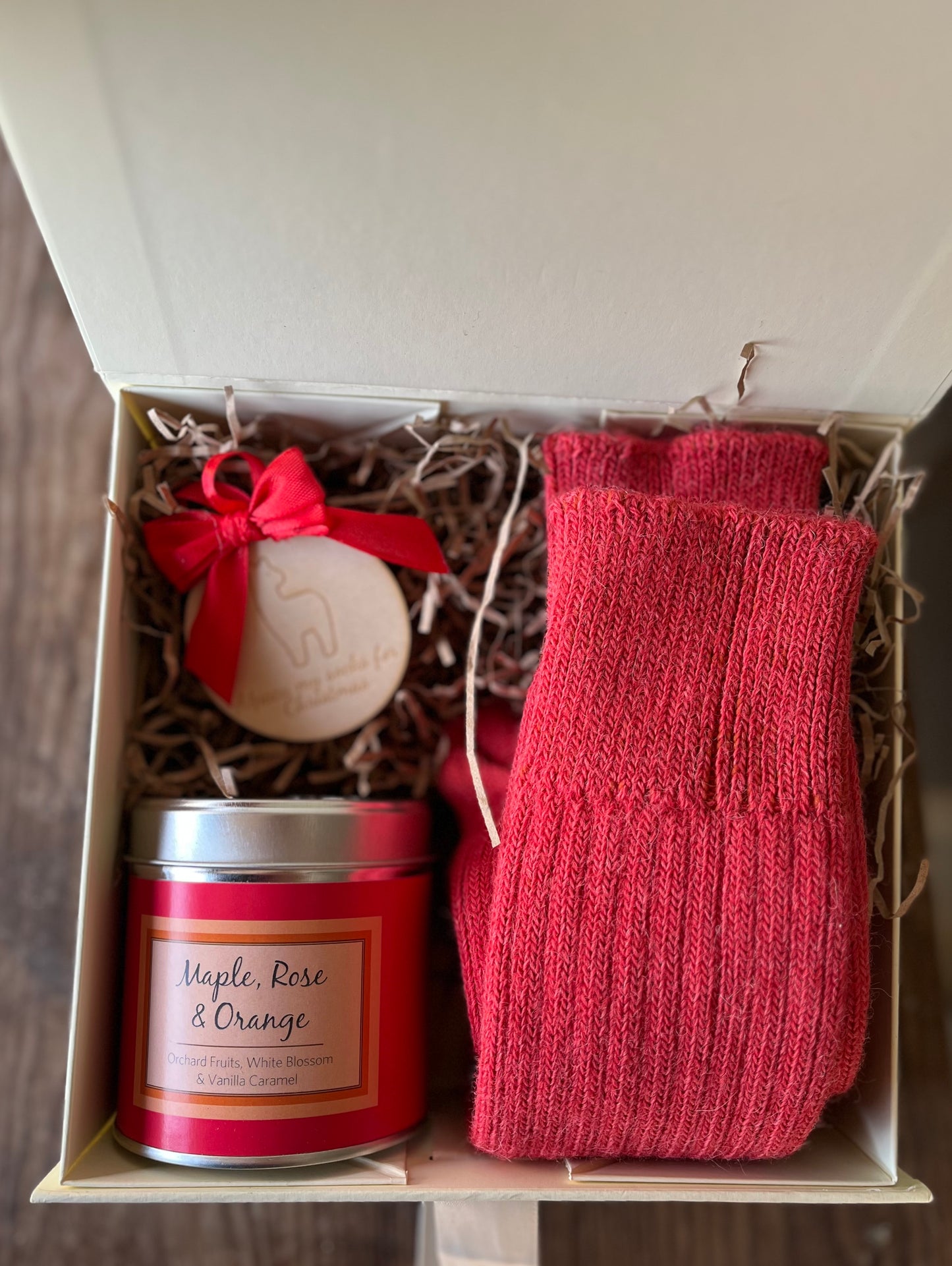 The Orange Box - Short Ribbed Sock