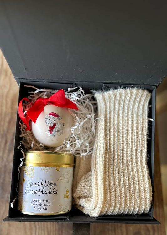 The Black & White Box - Non-elasticated Bed Sock