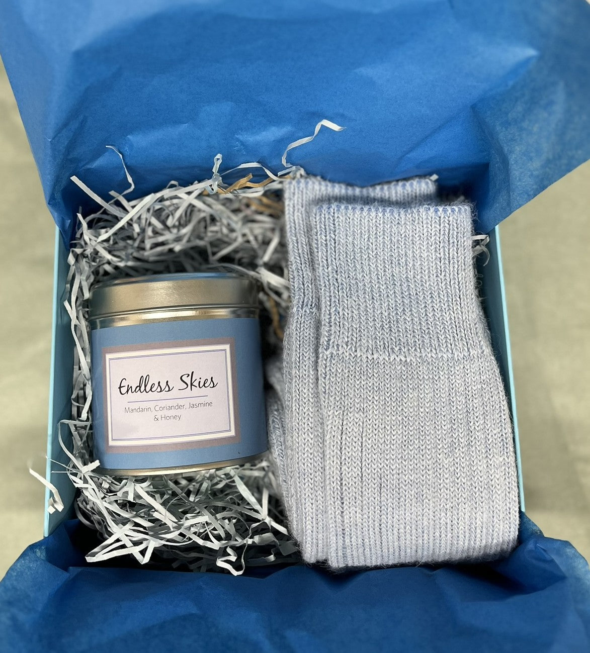 Endless Sky - Short Ribbed Sock