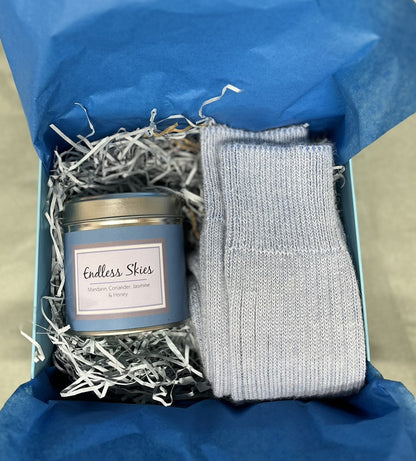 Endless Sky - Short Ribbed Sock