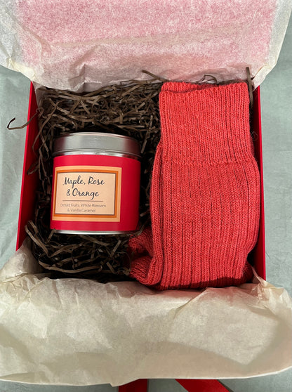 The Maple Box - Short Ribbed Sock