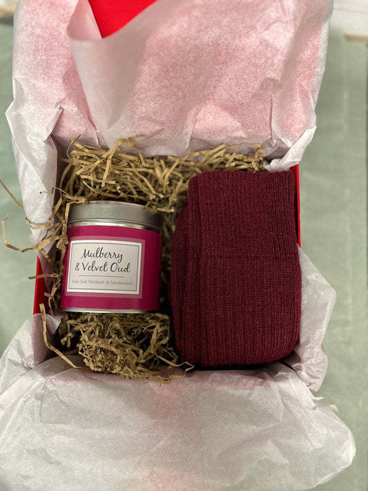 The Mulberry Box - Short Ribbed Sock