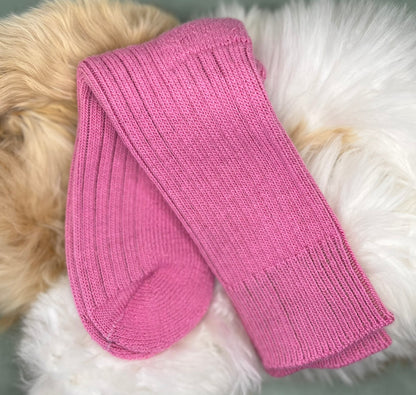Alpaca Short Ribbed Socks