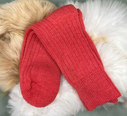 Alpaca Short Ribbed Socks