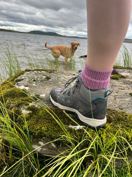 Alpaca Short Ribbed Socks