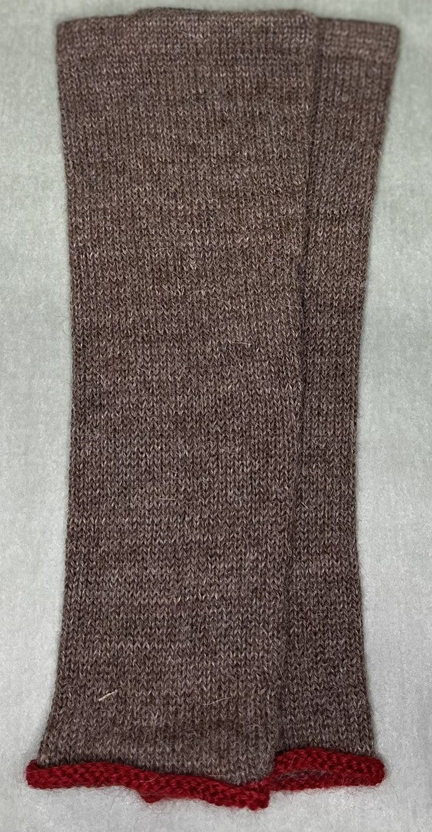 nutmeg alpaca fingerless gloves