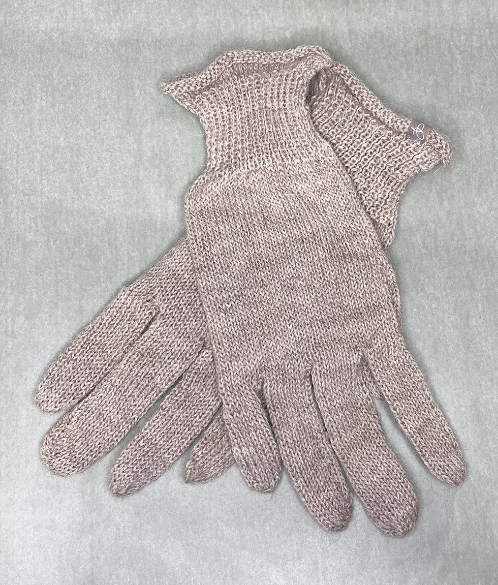 oyster alpaca gloves
