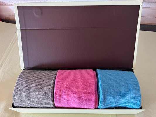 Alpaca riding sock 3 pack mixed colours / Small 5-7
