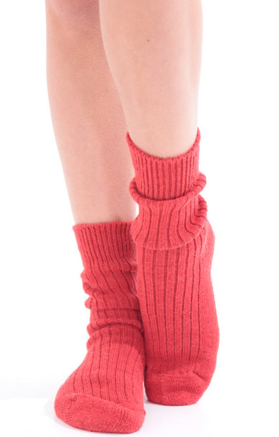 Alpaca Ribbed Socks For Children