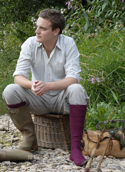 Knee length country socks