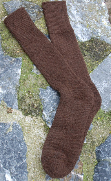 Alpaca Three Quarter Socks