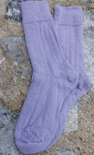 lilac bed socks