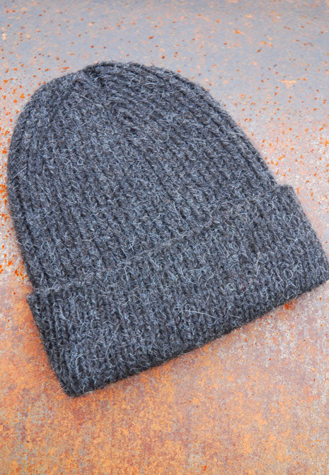 Chunky Alpaca Reversible Beanie