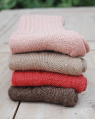 Soft Topped Alpaca Bed Socks