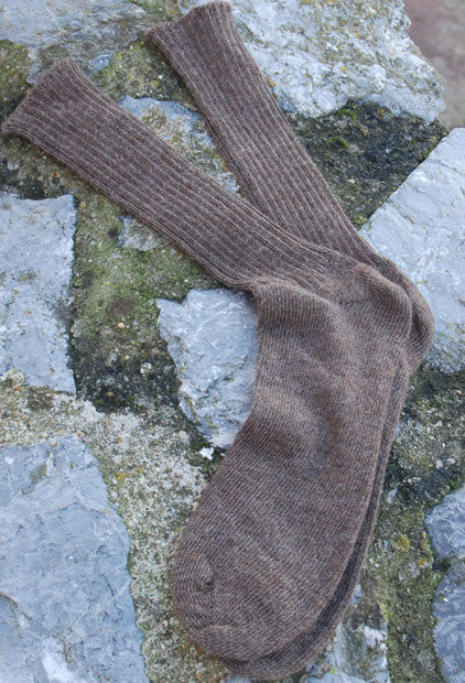 Alpaca Soft Topped Socks