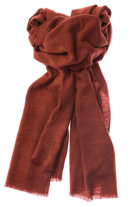 cashmere scarf for men copper