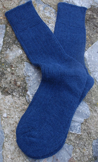 Alpaca Short Ribbed Socks