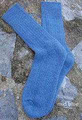 Alpaca Short Ribbed Socks