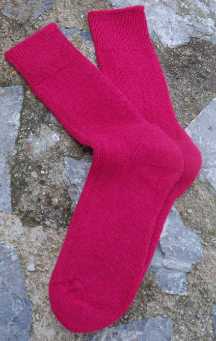 alpaca socks raspberry