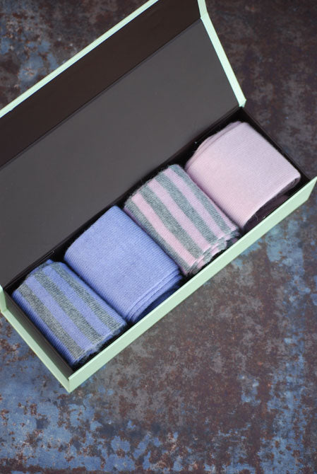 Alpaca Striped Everyday Socks