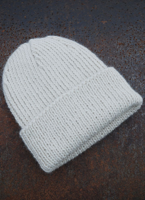 Chunky Alpaca Reversible Beanie