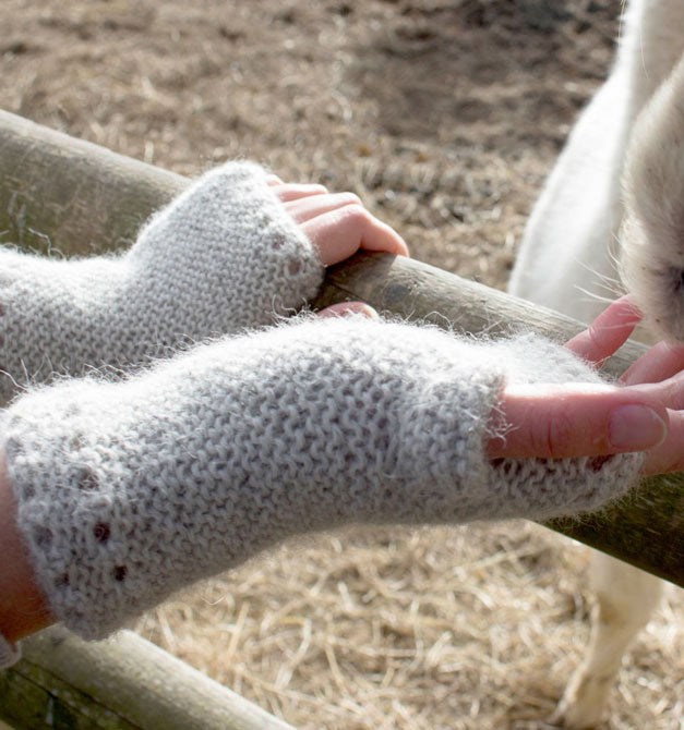 Alpaca Mitts Knitting Kit