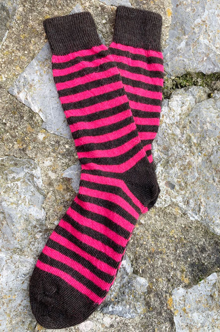 Alpaca Striped Everyday Socks